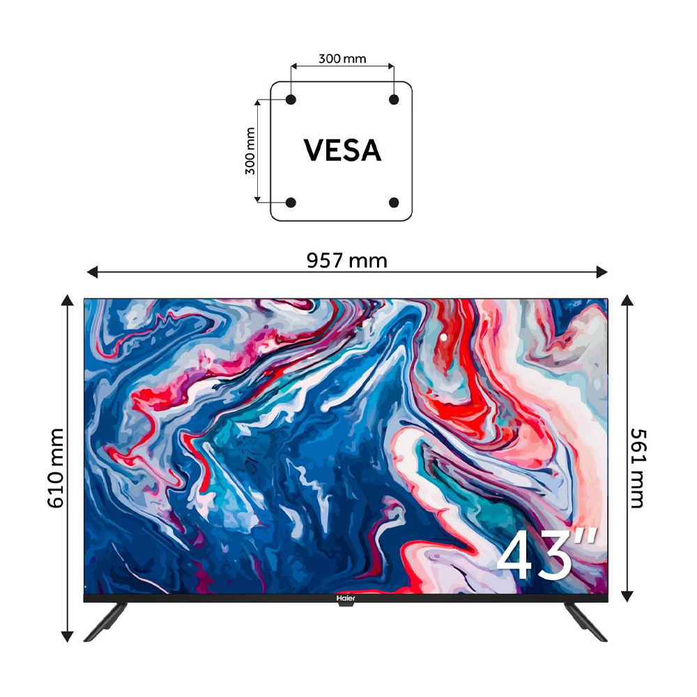 Televizor Haier  H43K801UG / 43" / LED / UHD 4K photo 9