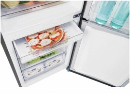 Холодильник с нижней морозильной камерой LG GA-B379SLUL, 261 л, 173.7 см, A+, Серебристый
