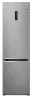 Холодильник с нижней морозильной камерой LG GAB509MCUM, 384 л, 203 см, A++, Серебристый