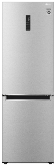 Frigider cu doua usi LG GAB459MAUM / 341 l / 186 cm / A++ / Gri photo 1 Frigider cu doua usi LG GAB459MAUM / 341 l / 186 cm / A++ / Gri photo 1