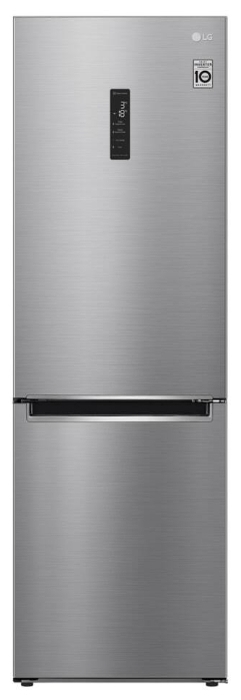 Frigider cu doua usi LG GAB459SMUM / 341 l / 186 cm / A++ / Gri photo 1 Frigider cu doua usi LG GAB459SMUM / 341 l / 186 cm / A++ / Gri photo 1