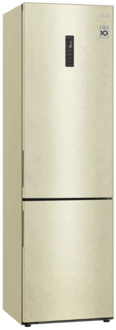 Frigider cu doua usi LG GAB509CEUM / 384 l / 203 cm / A++ / Bej photo 6