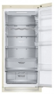 Холодильник с нижней морозильной камерой LG GAB509SEUM, 384 л, 203 см, A++, Бежевый