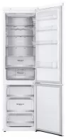 Холодильник с нижней морозильной камерой LG GAB509SVUM, 384 л, 203 см, A++, Белый