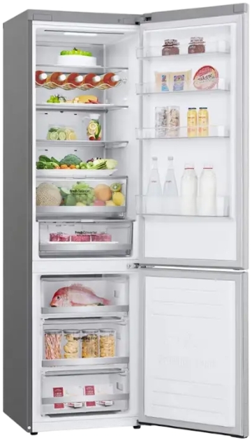 Frigider cu doua usi LG GWB509SAUM / 384 l / 203 cm / F / Gri photo 6