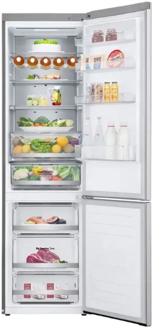 Frigider cu doua usi LG GWB509SAUM / 384 l / 203 cm / F / Gri photo 7
