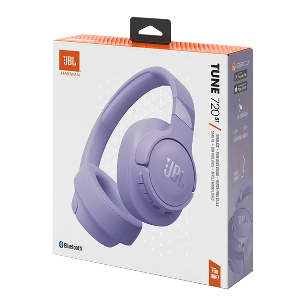 Наушники JBL T720BT Purple Беспроводные / Дом и Офис / Purple photo 10