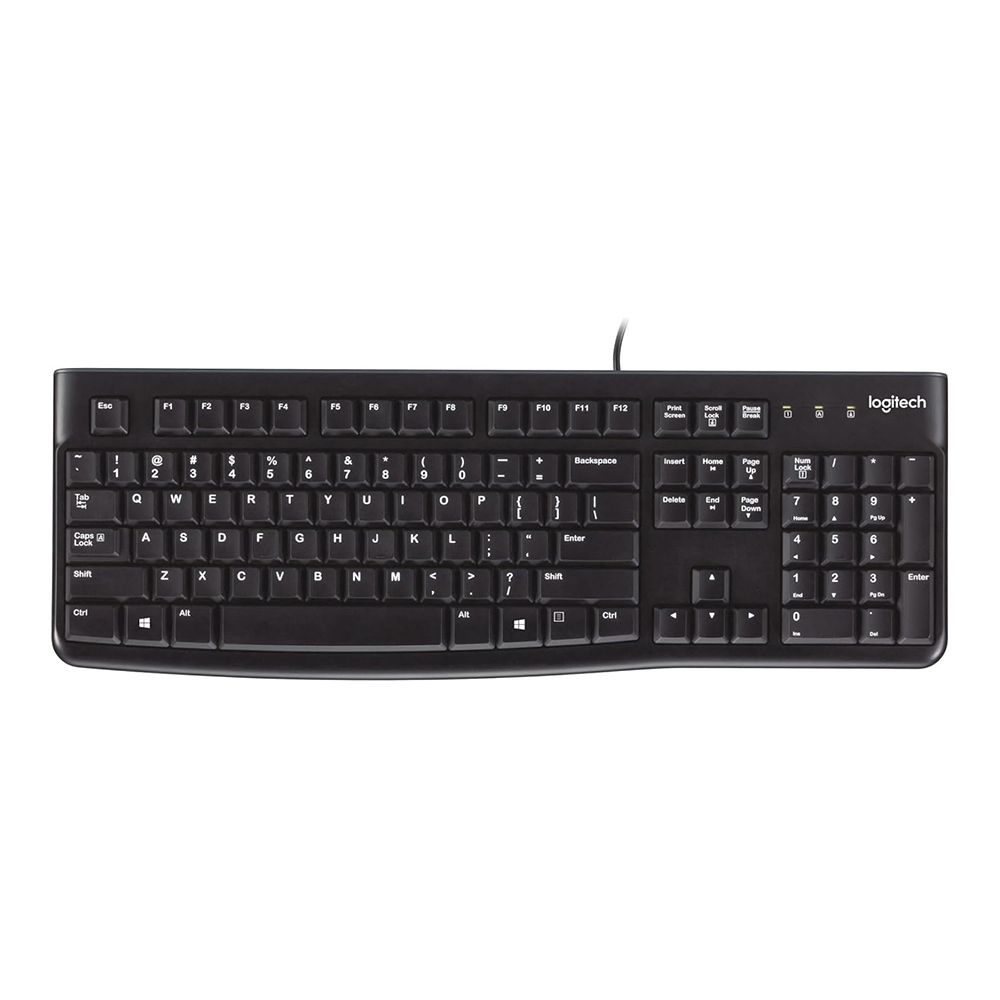 Клавиатура проводная Logitech K 120 US / Мембранная photo 1