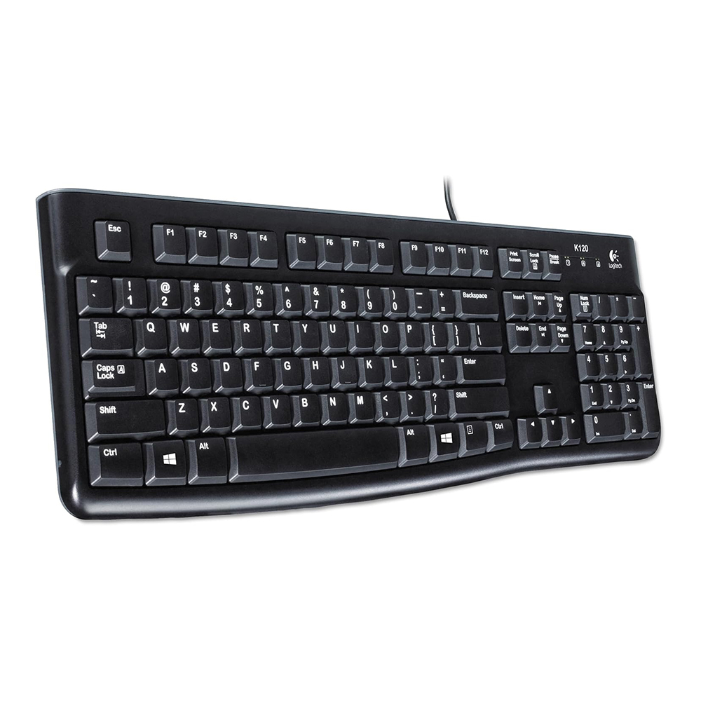 Клавиатура проводная Logitech K 120 US / Мембранная photo 2