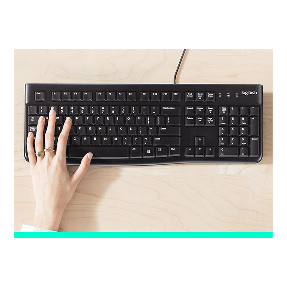 Клавиатура проводная Logitech K 120 US / Мембранная photo 5