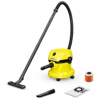 Aspirator de curatare umeda si cu sac Karcher WD 2 PLUS V-12/4/18/C, 1000 W, Galben cu negru thumbnav 1