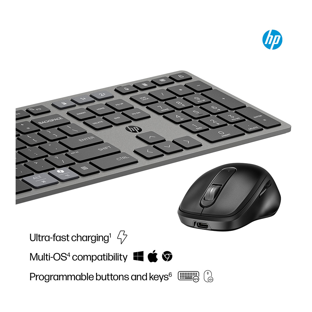 Tastatura + mouse fara fir HP 725 Multi-Device 9T5B0UT photo 8