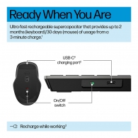 Tastatura + mouse fara fir HP 725 Multi-Device 9T5B0UT thumbnav 9