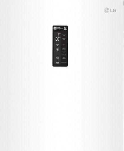 Frigider cu doua usi LG GAB429SQUZ / 302 l / 191 cm / A++ / Alb photo 2