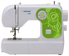 Masina de cusut Jaguar V-5, 9 programe, Alb-verde thumbnav 1
