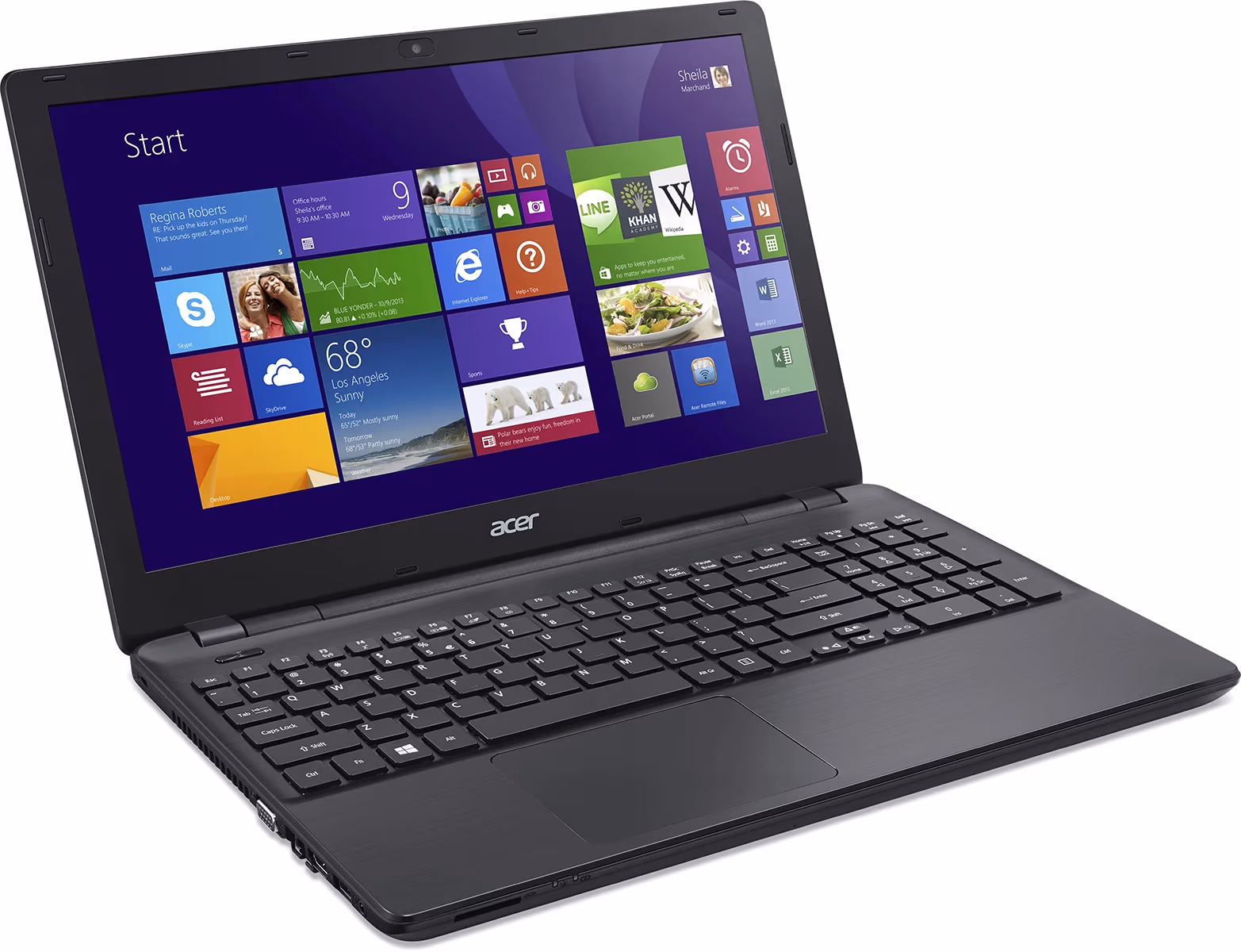 Laptop Acer Aspire ES1-512 (NX.MRWEU.028) Diamond Black, Celeron, 4 GB GB, DOS, Negru 