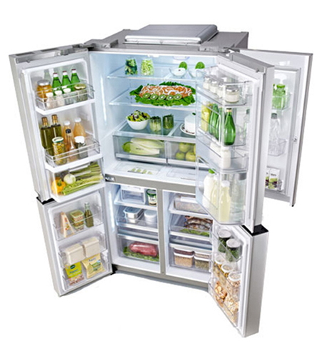 Frigider Side-by-Side LG GRM24FWCVM / 601 l / 180 cm / A+ / Gri photo 2
