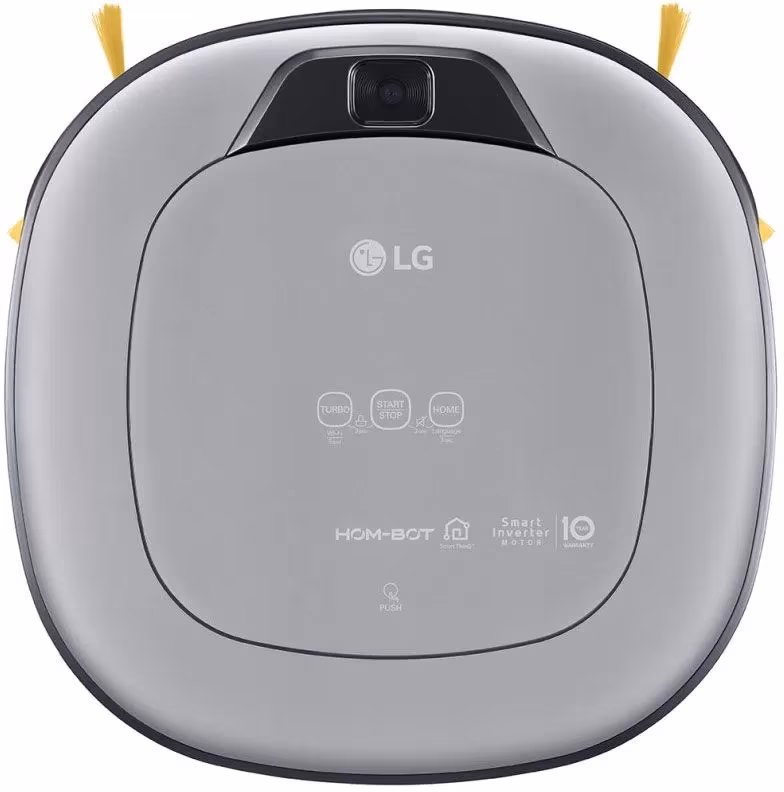 Пылесос-робот LG VRF6670LVM, 23 Вт, 69 дБ, Серебристый