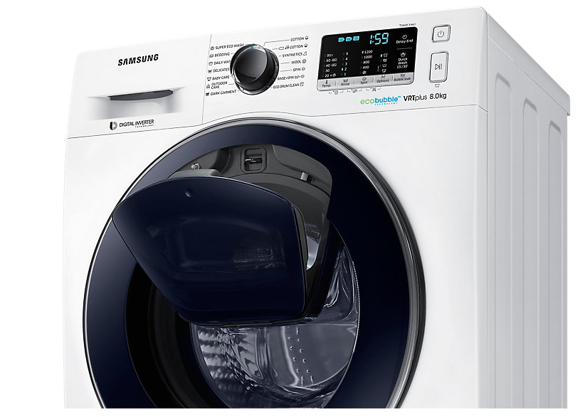 Стиральная машина Samsung WW80K5210VW 8 кг / 1200 об/мин / A+++ / Белый photo 2