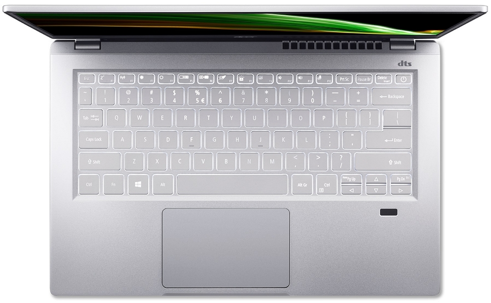 Laptop Acer Personal Swift 3 SF31451177W0 14” / 16 GB / 512 GB / Core i7 / Iris Xe Graphics / Argintiu photo 6