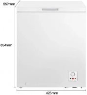Lada frigorifica Hisense FC184D4AW1, 142 l, 85.4 cm, A+, Alb