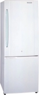 Frigider cu congelator jos Panasonic NR-B591BR-W4, 468 l, 182 cm, A, Alb