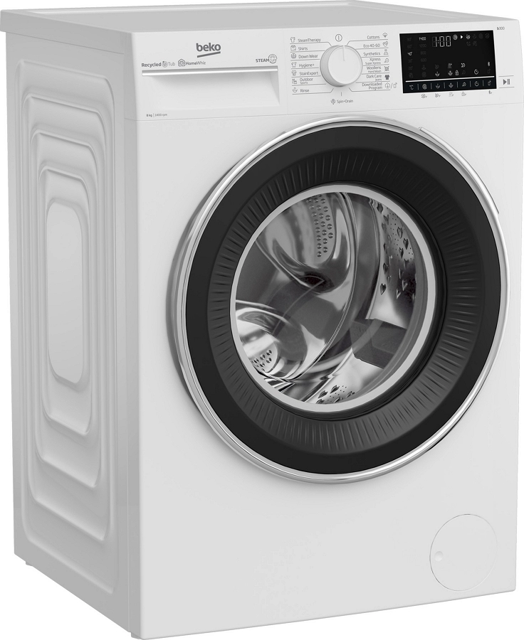 Стиральная машина стандартная Beko B5WFU78435WB, 8 кг, 1400 об/мин, C, Белый