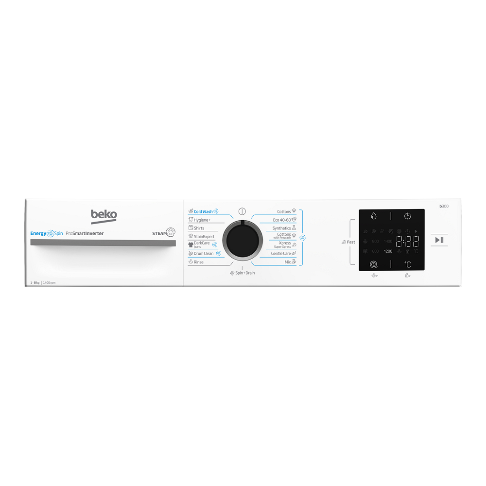 Стиральная машина Beko BM3WFSU38413WB 8 кг / 1400 об/мин / A / Белый photo 4