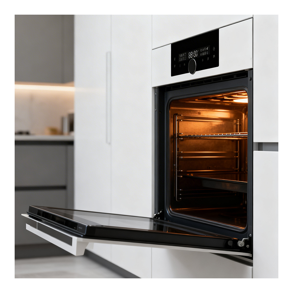 Cuptor electric incorporabil Haier HOQ-F6QSN3WB / 72 l. / A++ / Alb photo 6