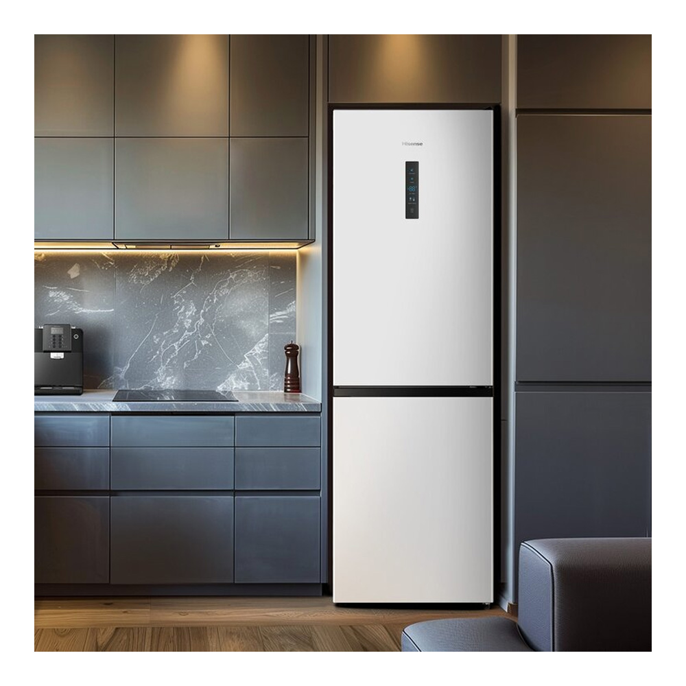 Frigider cu doua usi Hisense RB390N4CWD / 304 l / 186 cm / D / Alb photo 7