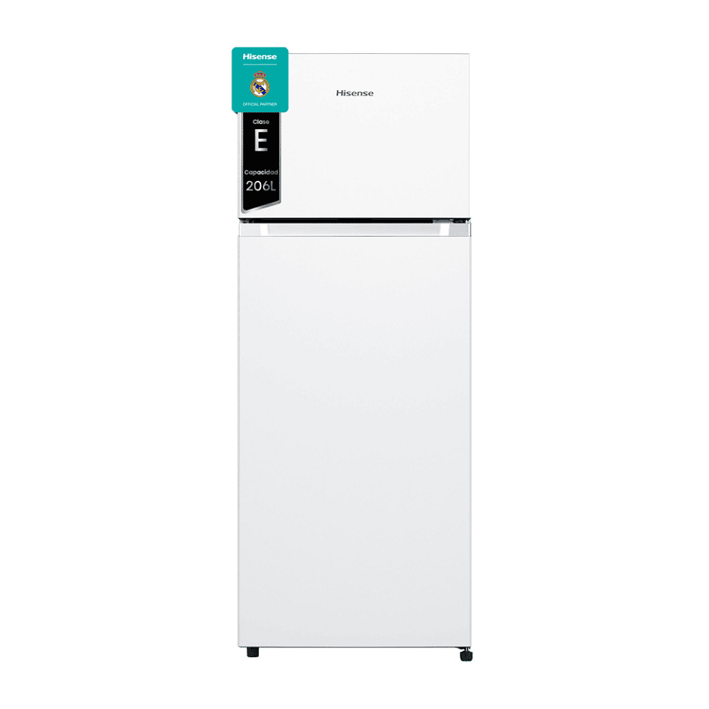 Frigider cu doua usi Hisense RT267D4AWE / 206 l / 143.6 cm / E / Alb photo 1 Frigider cu doua usi Hisense RT267D4AWE / 206 l / 143.6 cm / E / Alb photo 1
