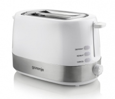 Тостер Gorenje T850WE, 2 тоста, 850 Вт, Белый thumbnav 1