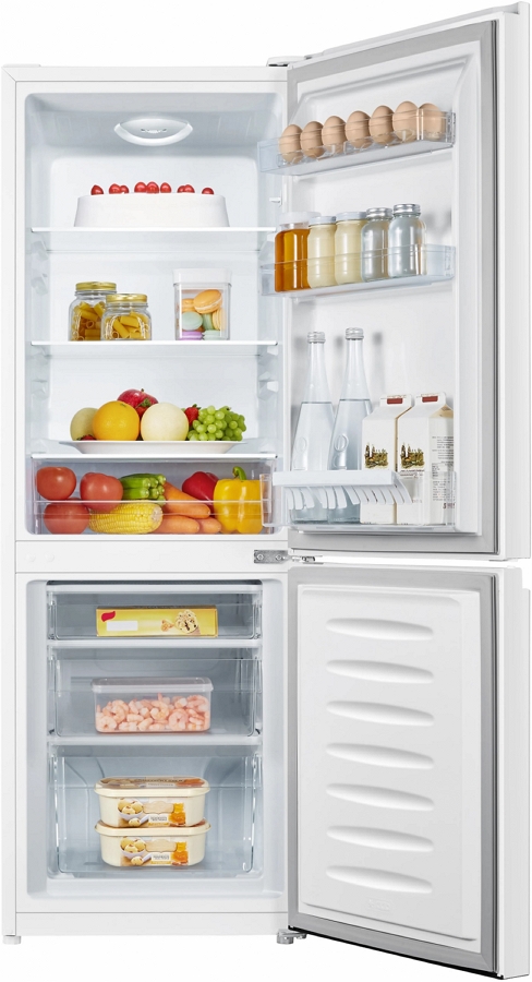 Frigider cu doua usi Hisense RB224D4BWF / 175 l / 143 cm / F / Alb photo 3