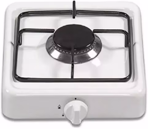Плита настольная газовая Eurolux 0-100WH, 1 конфорок, Белый