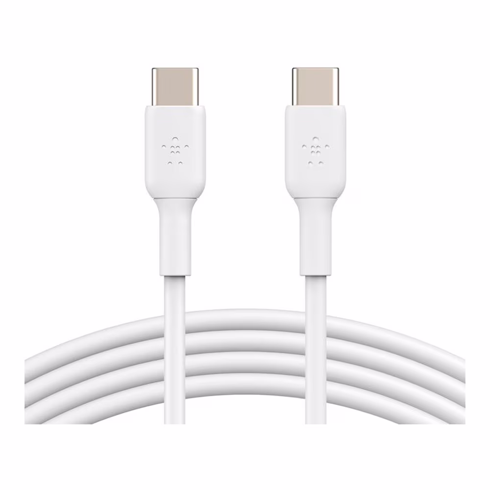 Cablu USB Type-C - USB Type-C Belkin BoostCharge, 2m, White (CAB003BT2MWH)