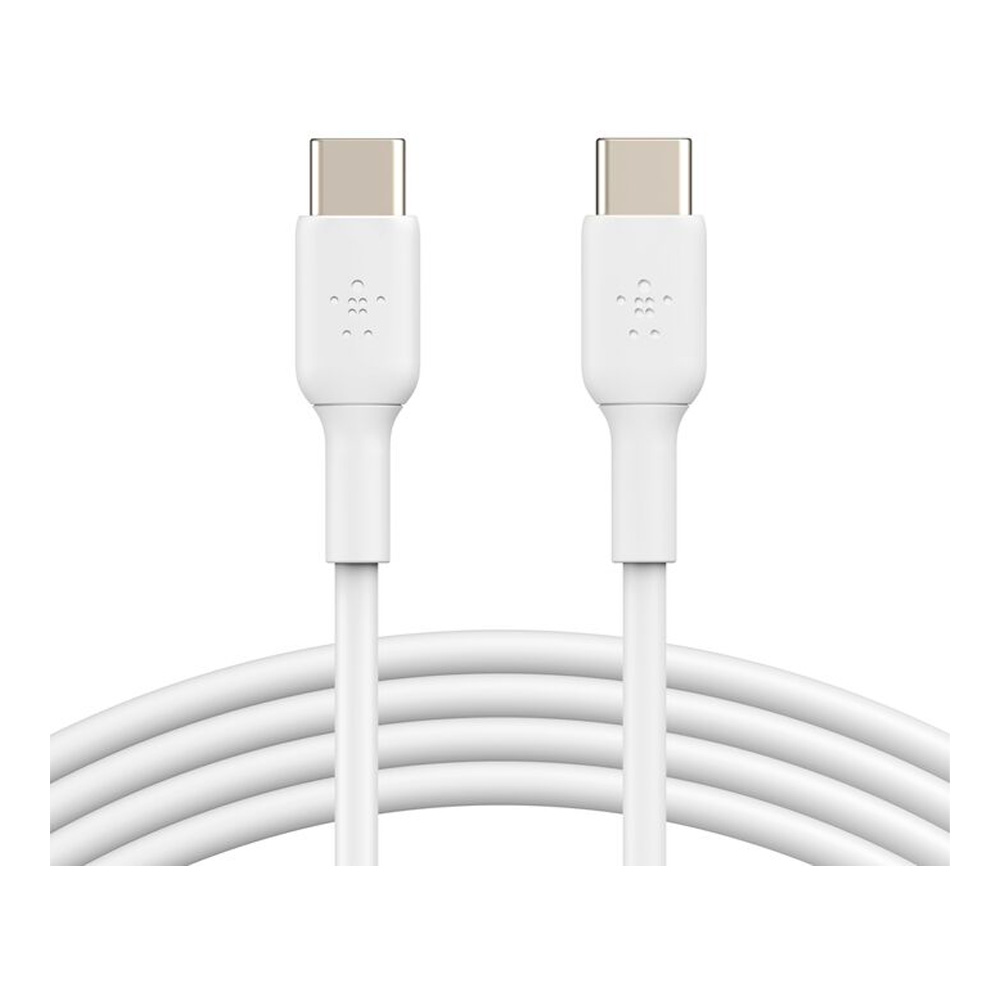 Кабель USB Type-C - USB Type-C Belkin BoostCharge, 2m, White (CAB003BT2MWH) photo 1 Кабель USB Type-C - USB Type-C Belkin BoostCharge, 2m, White (CAB003BT2MWH) photo 1