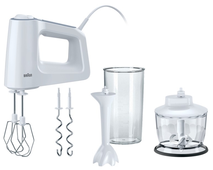 Миксер Ручной Braun HM3135WH / 5 скоростей / Белый photo 1