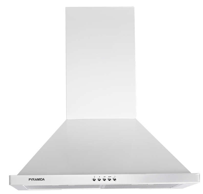 Вытяжка Pyramida KH 60 WH / Купольная / До 24 кв.м / Белый photo 1 Вытяжка Pyramida KH 60 WH / Купольная / До 24 кв.м / Белый photo 1