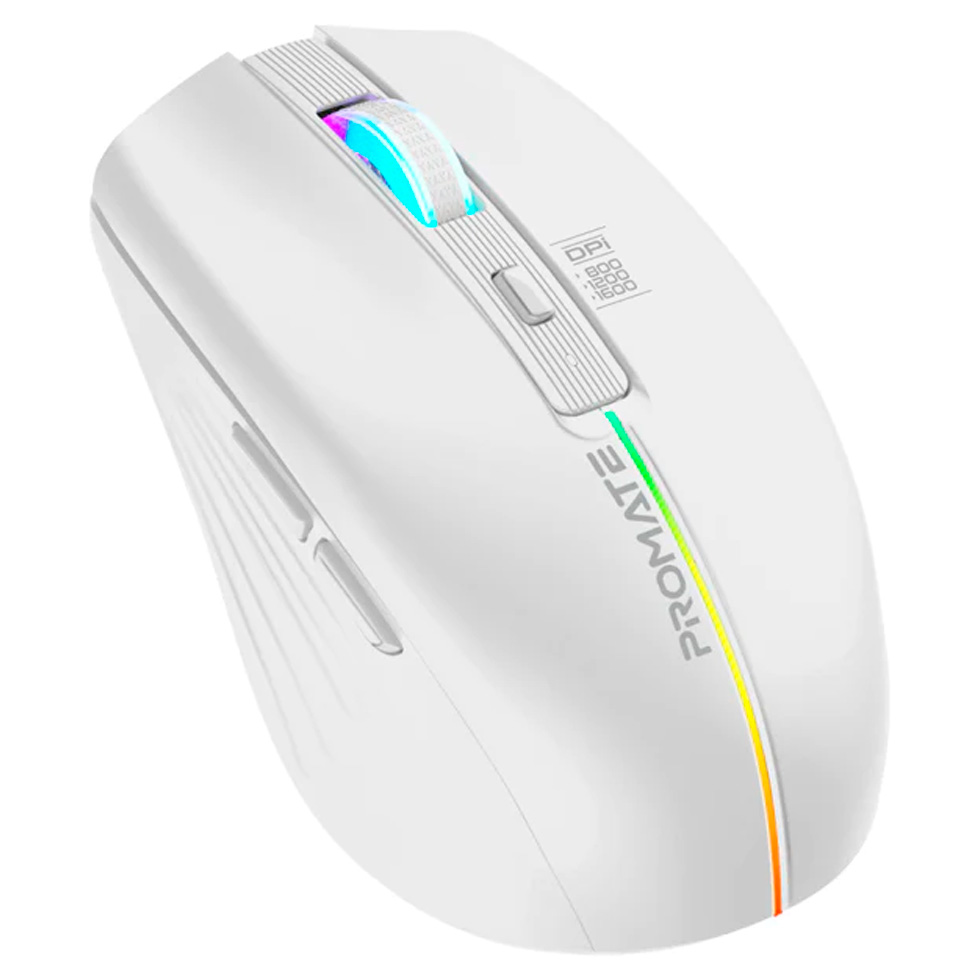 Беспроводная мышь Promate Wireless Promate Kitt Белый / Оптическая / Белый photo 1 Беспроводная мышь Promate Wireless Promate Kitt Белый / Оптическая / Белый photo 1