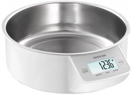 Кухонные весы Sencor SKS 4030WH, 5 кг, Белый
