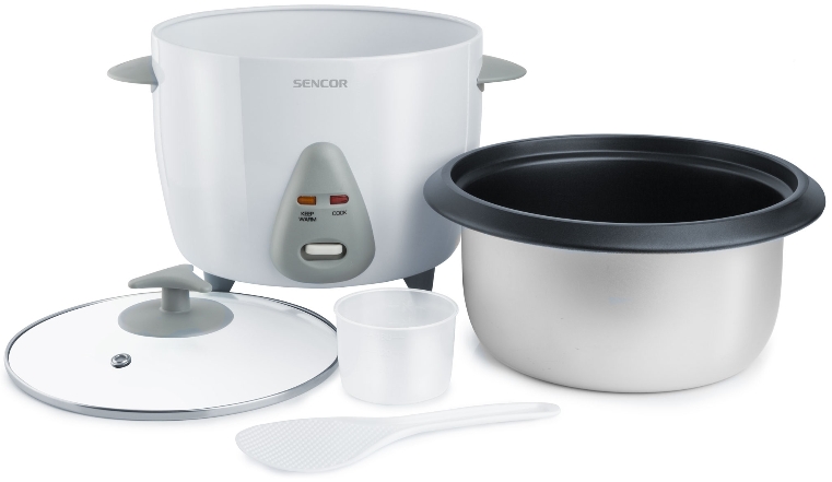 Masina de gatit orez Sencor SRM 1500WH / Pina la 3 l / 500 / 1 programe / Alb photo 3
