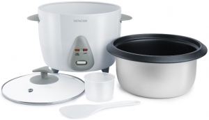 Masina de gatit orez Sencor SRM 1500WH, 500  W, 1 programe, Alb thumbnav 3