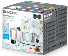Кухонный комбайн Sencor STM 3750WH, 6 скоростей, Белый thumbnav 9