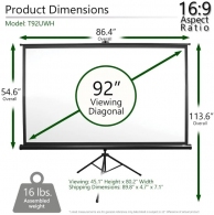 Ecran p/u  proiector Elite Screens T92UWH thumbnav 5