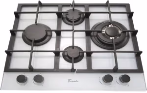 Встраиваемая  газовая панель Tornado TR4020HM ROMB WH Glass