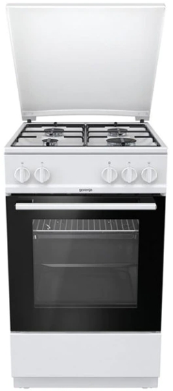 Газовая плита Gorenje G5111WJ / 4 конфорок / 50 см / Белый photo 1