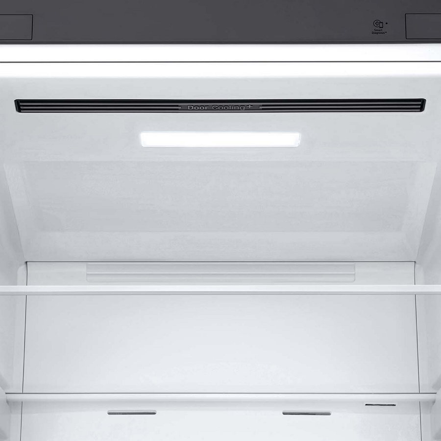 Frigider cu doua usi LG GAB459MLWL / 341 l / 186 cm / A+ / Gri photo 3