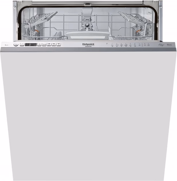 Посудомоечная машина встраиваемая Hotpoint - Ariston HIO 3T132 W O, 9программы, 59.5 см, A+++
