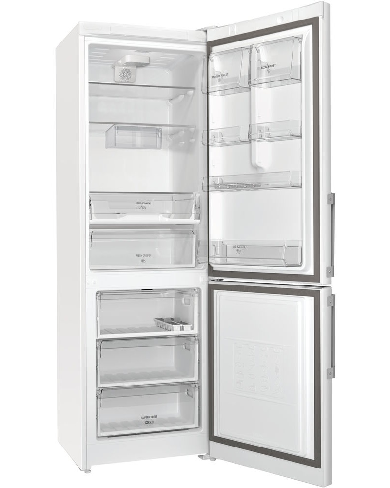 Frigider cu doua usi Hotpoint - Ariston HS5201WO / 338 l / 200 cm / A+ / Alb photo 2