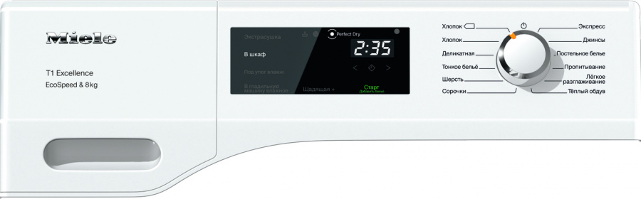 Сушильная машина Miele TEF655WP / 8 кг / A++ / Белый photo 2